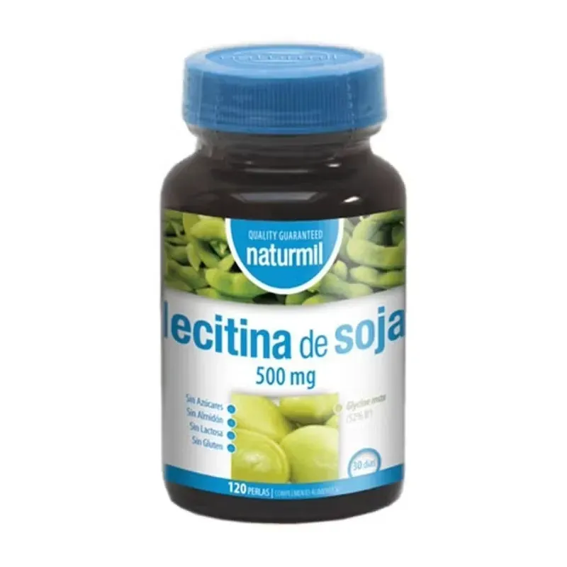 Naturmil lecitina de soja 500mg 120caps | Farmacia Barata Naturmil lecitina de soja 500mg 120caps | Farmacia Barata
