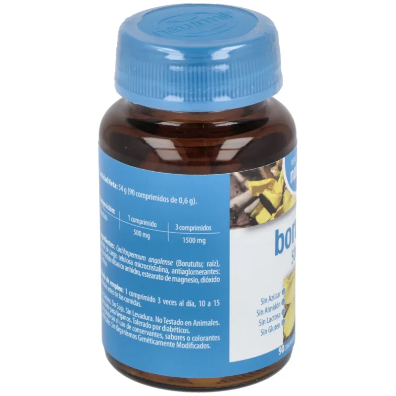 Naturmil borututu 500 mg 90 comprimidos | Farmacia Barata