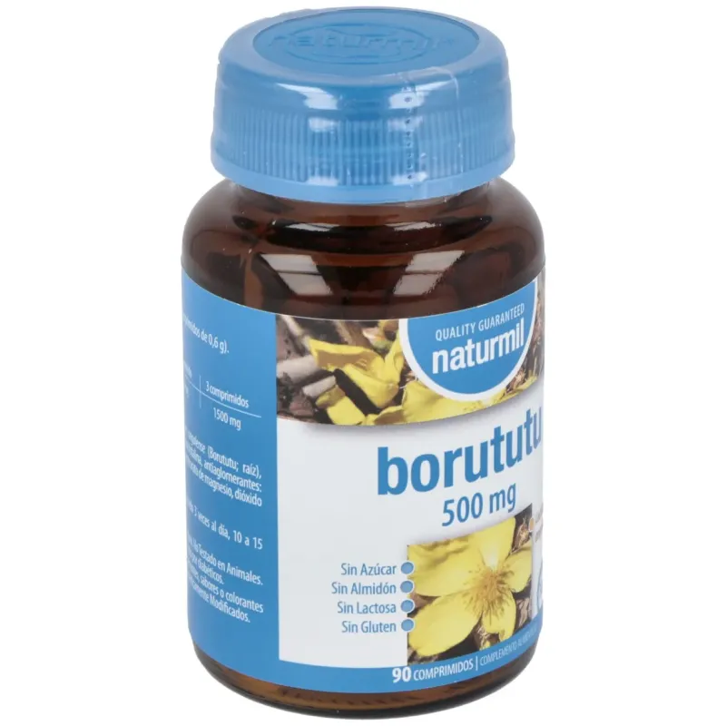 Naturmil borututu 500 mg 90 comprimidos | Farmacia Barata