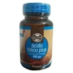 Naturmil acido folico plus vitaminas complejo b 400 ug 90 compri