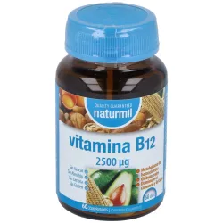 Naturmil vitamina b12 2500ug 60 comprimidos