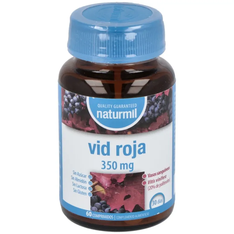 Naturmil vid roja 350 mg 60 comprimidos | Farmacia Barata