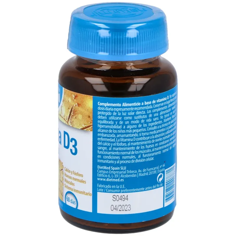 Naturmil vitamina d3 4000ui 60 capsulas | Farmacia Barata