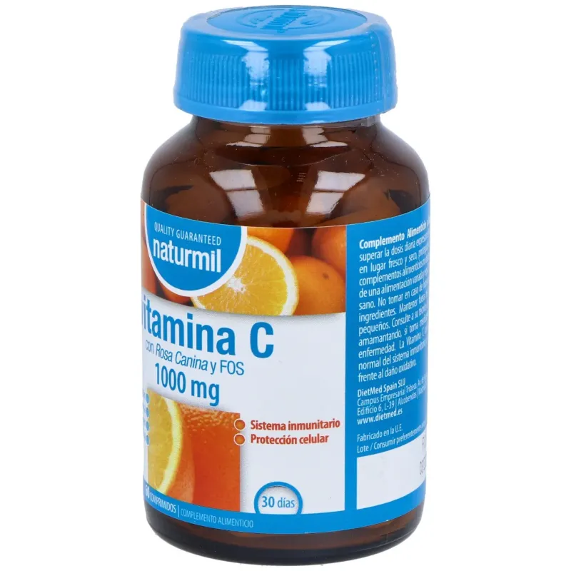 Naturmil vitamina c 1000mg 60comp | Farmacia Barata Naturmil vitamina c 1000mg 60comp | Farmacia Barata