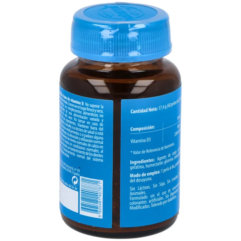 Naturmil vitamina d3 4000ui 60 capsulas | Farmacia Barata