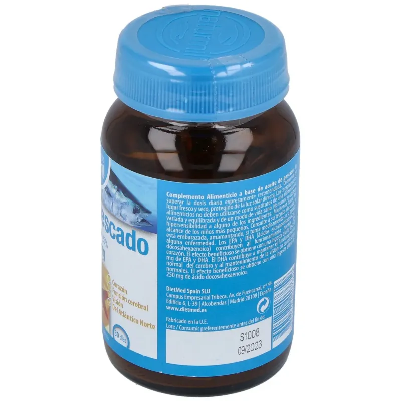 Naturmil aceite de pescado omega 3 epa 35% / dha 25% 1000 mg 60 | Farmacia Barata