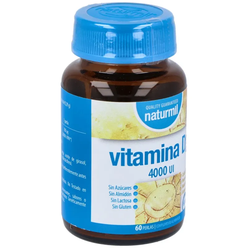 Naturmil vitamina d3 4000ui 60 capsulas | Farmacia Barata