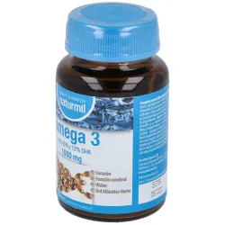 Naturmil omega 3 epa 18% e dha 12% vitamina e 1000mg 30caps | Farmacia Barata