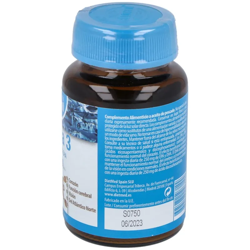 Naturmil omega 3 epa 18% e dha 12% vitamina e 1000mg 30caps | Farmacia Barata