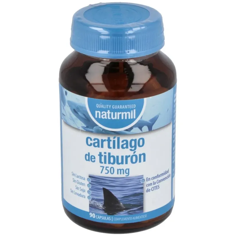Cartilago de tiburon 750mg. 90cap. | Farmacia Barata