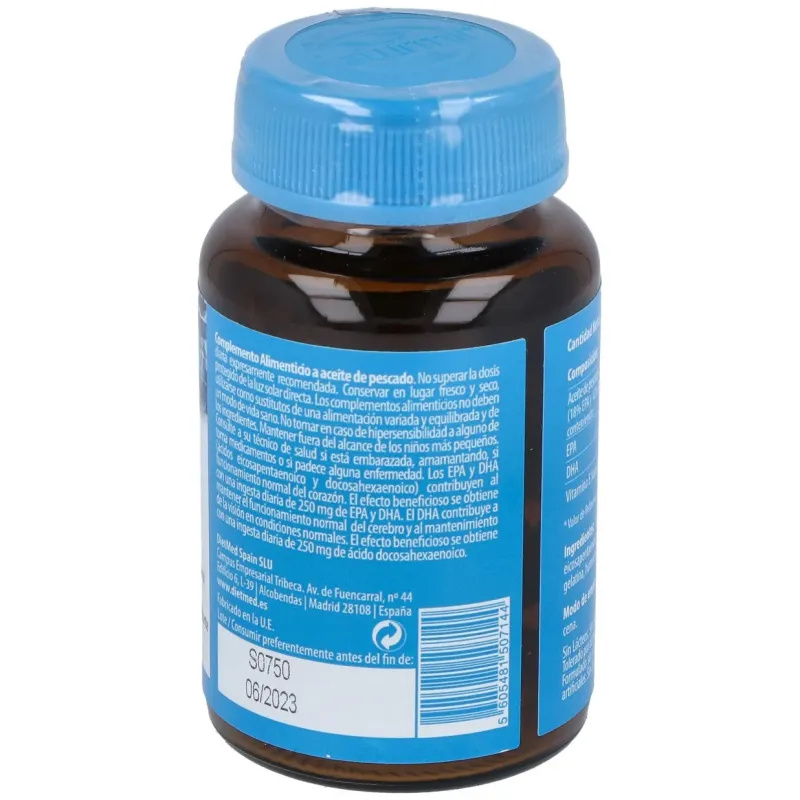 Naturmil omega 3 epa 18% e dha 12% vitamina e 1000mg 30caps | Farmacia Barata