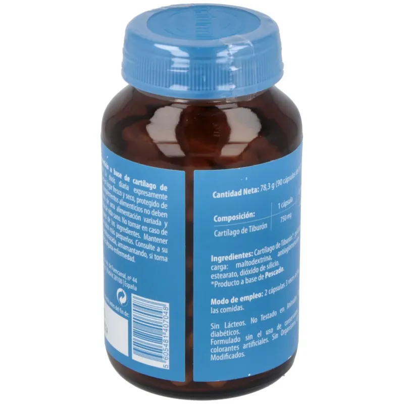 Cartilago de tiburon 750mg. 90cap. | Farmacia Barata