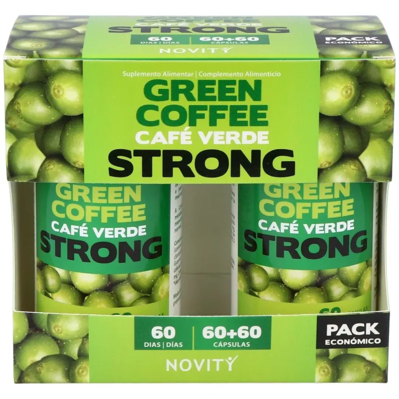 Cafe verde strong pack 2x60cap. | Farmacia Barata