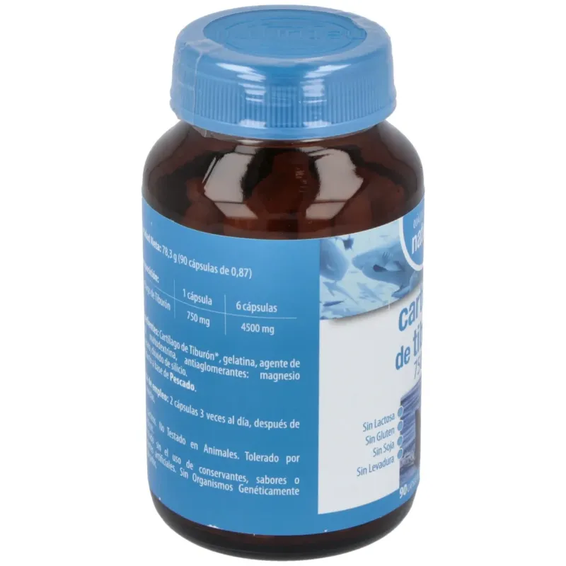 Cartilago de tiburon 750mg. 90cap. | Farmacia Barata