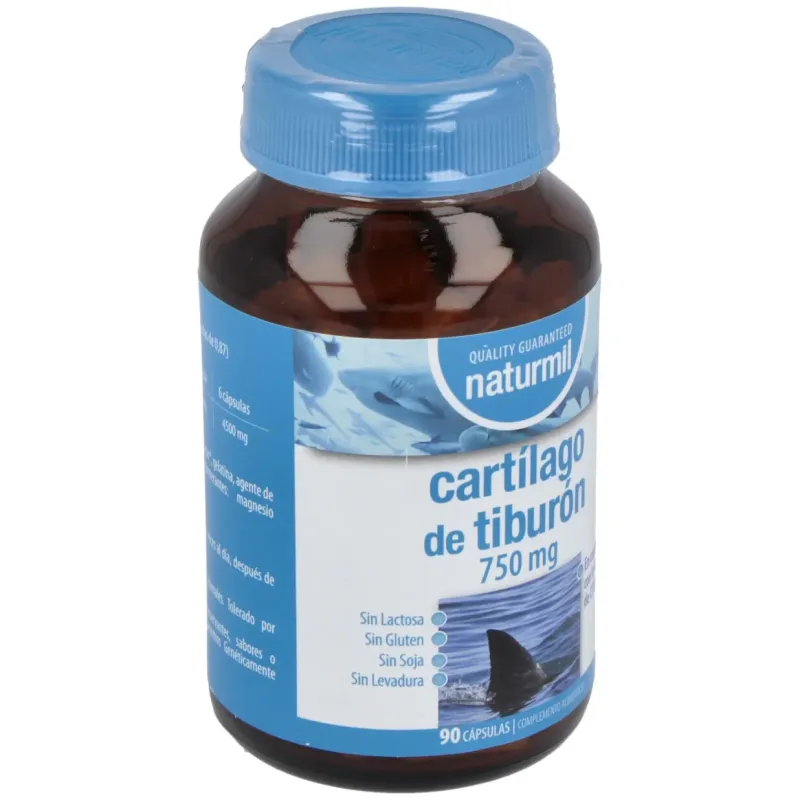 Cartilago de tiburon 750mg. 90cap. | Farmacia Barata