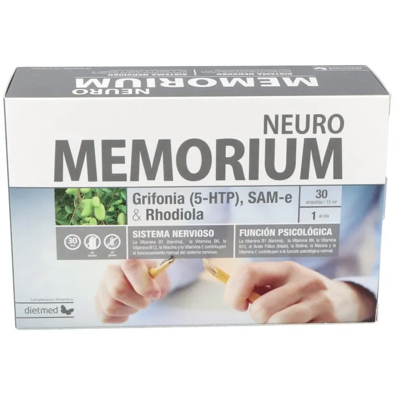 Memorium neuro grifonia-rhodiola 30 ampollas | Farmacia Barata Memorium neuro grifonia-rhodiola 30 ampollas | Farmacia Barata