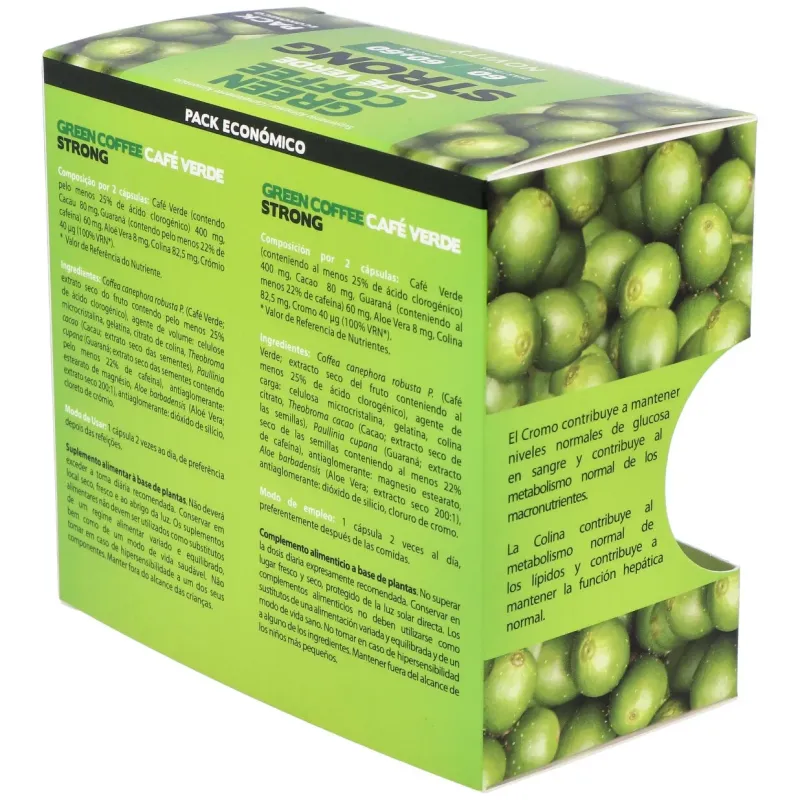 Cafe verde strong pack 2x60cap. | Farmacia Barata