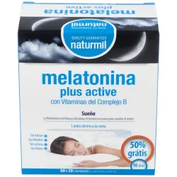 Naturmil melatonina plus active 1_9mg 60comp