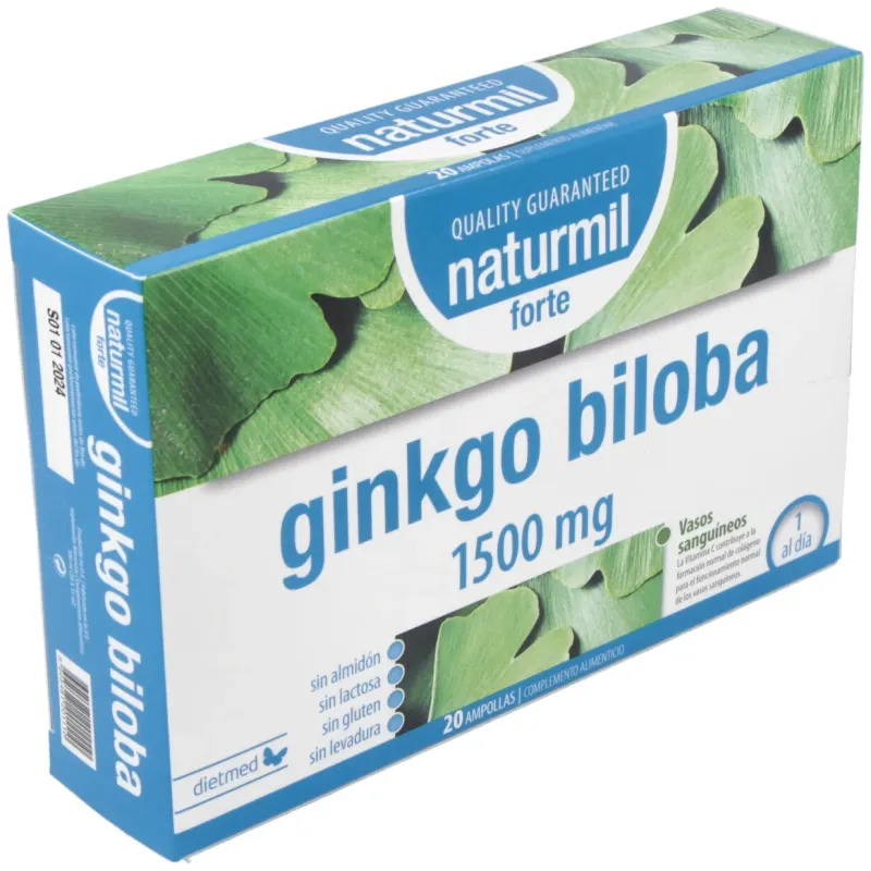 Dietmed ginkgo biloba forte 1500mg 20 ampollas | Farmacia Barata Dietmed ginkgo biloba forte 1500mg 20 ampollas | Farmacia Barata