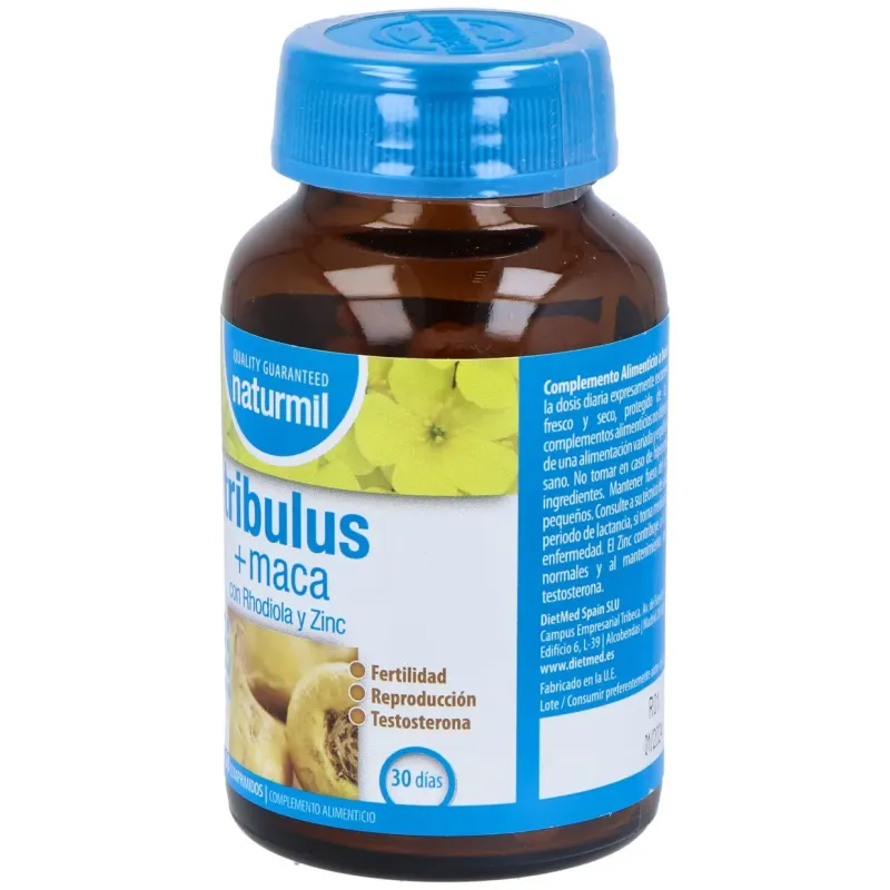 Naturmil tribulus + maca 60comp | Farmacia Barata