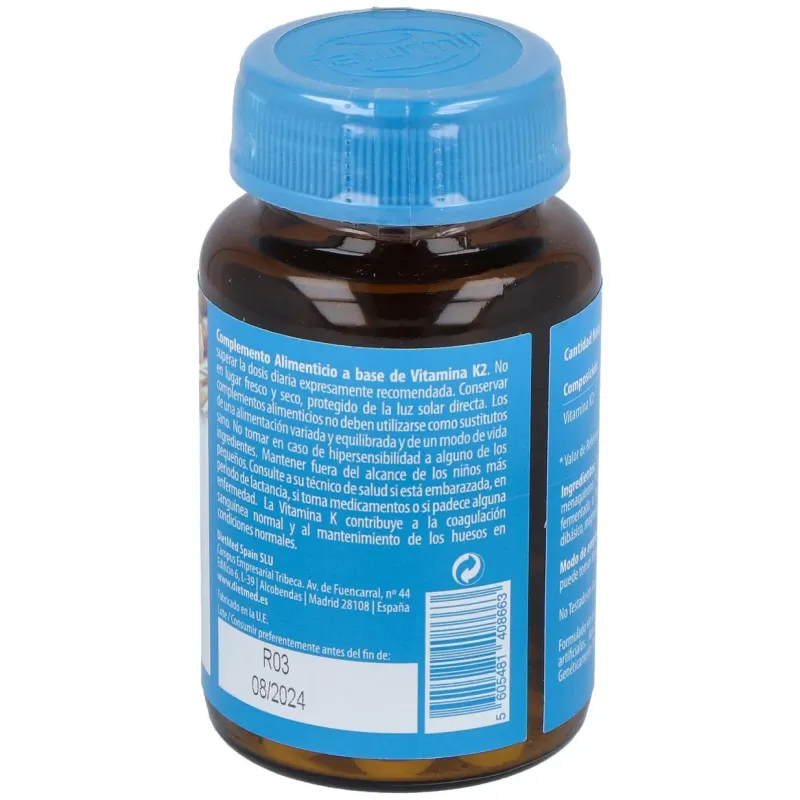 Naturmil vitamina k2 100mg 60comp | Farmacia Barata Naturmil vitamina k2 100mg 60comp | Farmacia Barata