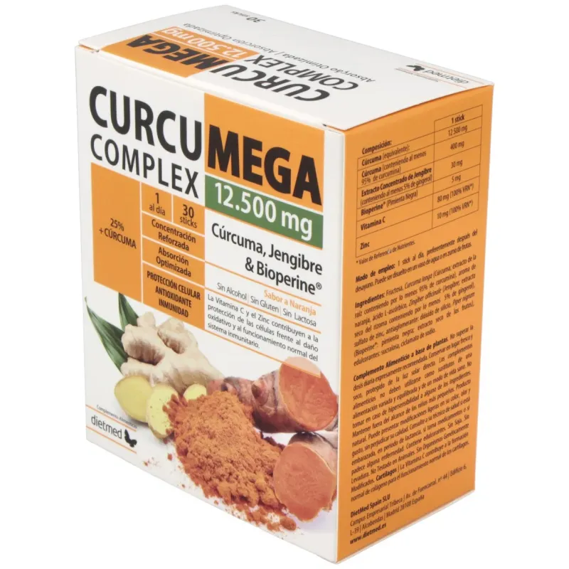 Dietmed curcumega complex 30uds | Farmacia Barata