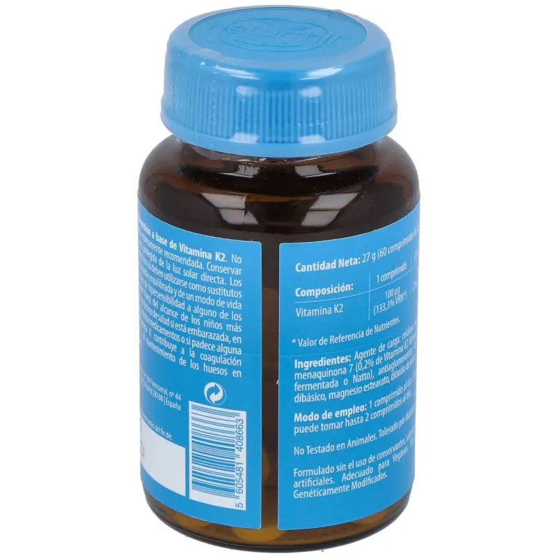 Naturmil vitamina k2 100mg 60comp | Farmacia Barata Naturmil vitamina k2 100mg 60comp | Farmacia Barata
