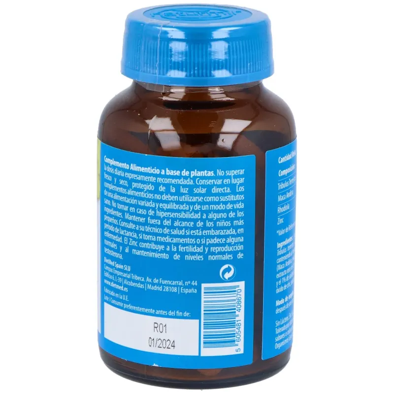 Naturmil tribulus + maca 60comp | Farmacia Barata