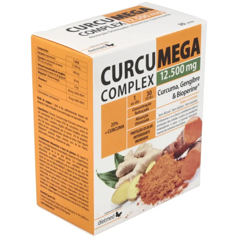 Dietmed curcumega complex 30uds | Farmacia Barata
