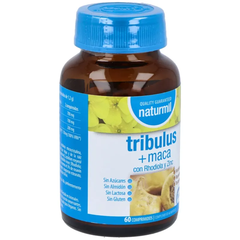 Naturmil tribulus + maca 60comp | Farmacia Barata