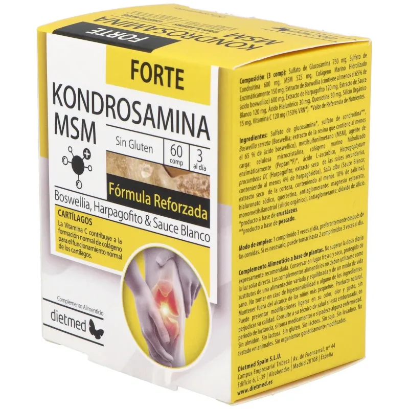 Dietmed kondrosamina msm sos 60comp | Farmacia Barata