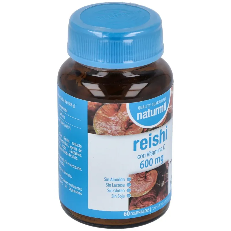 Reishi 600mg. con vitamina c 60comp. | Farmacia Barata Reishi 600mg. con vitamina c 60comp. | Farmacia Barata