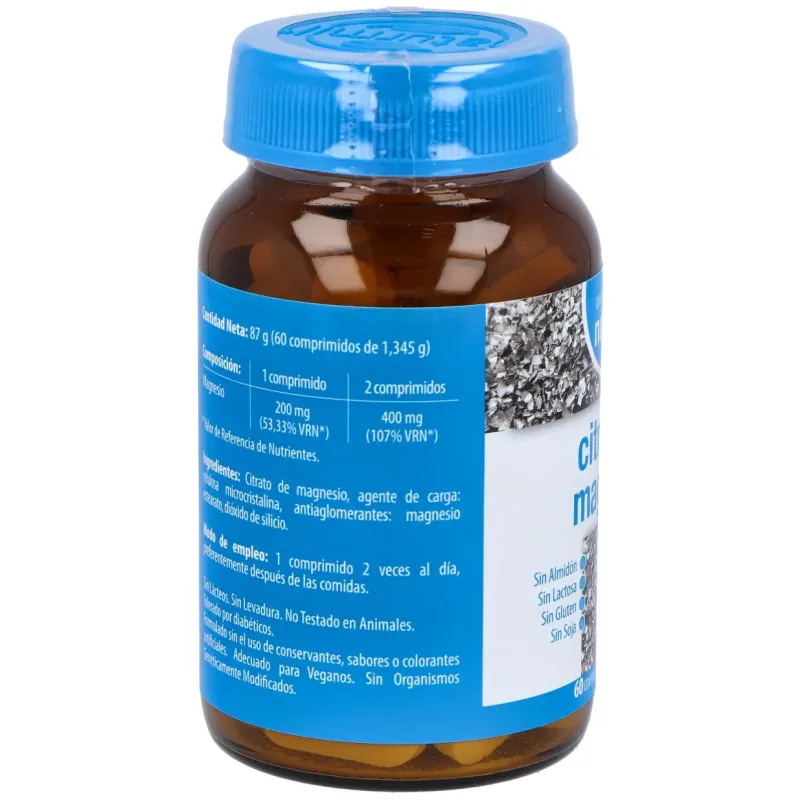 Naturmil citrato de magnesio 60comp | Farmacia Barata