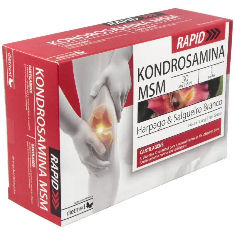 Dietmed kondrosamina msm rapid 30 ampollas | Farmacia Barata