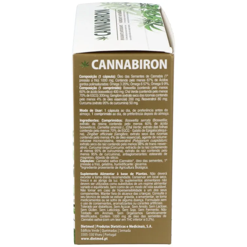 Dietmed cannabiron 30caps + 30comp | Farmacia Barata Dietmed cannabiron 30caps + 30comp | Farmacia Barata