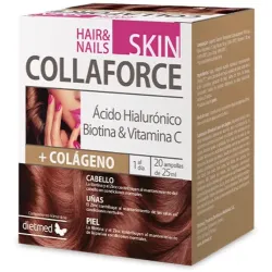 Dietmed skin piel cabello uñas 20 ampollas