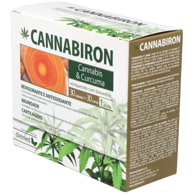 Dietmed cannabiron 30caps + 30comp | Farmacia Barata Dietmed cannabiron 30caps + 30comp | Farmacia Barata