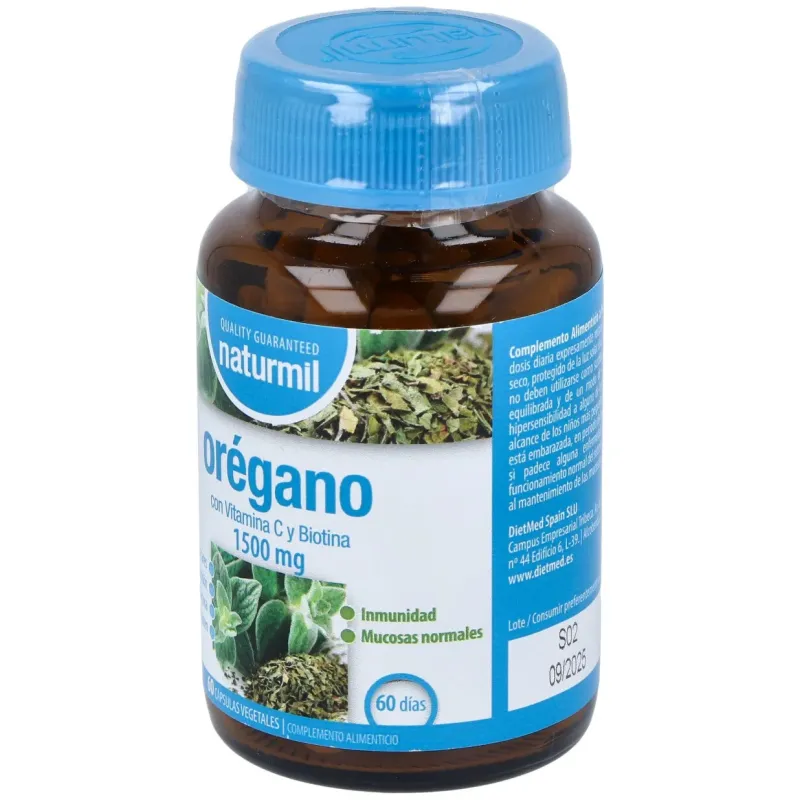 Naturmil oregano 60caps | Farmacia Barata