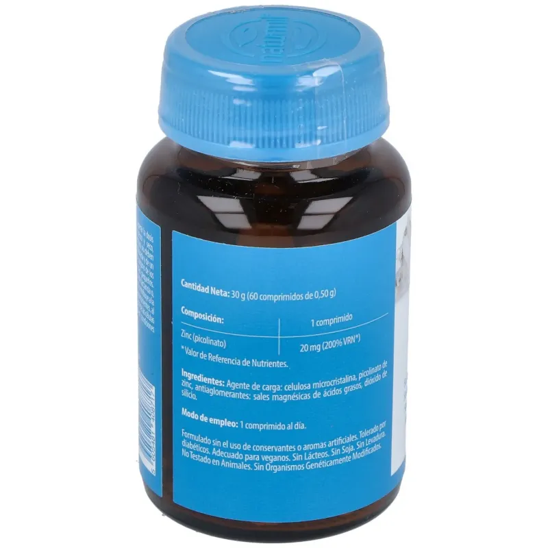 Naturmil zinc 20mg picolinato 60comp | Farmacia Barata Naturmil zinc 20mg picolinato 60comp | Farmacia Barata