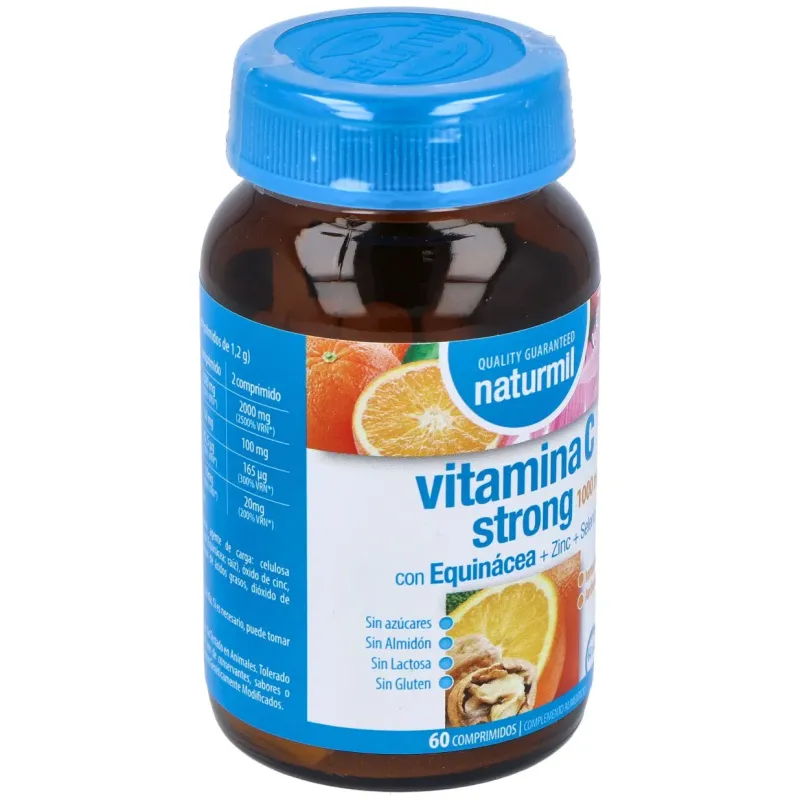 Naturmil vitamina c strong 1000 60comp | Farmacia Barata Naturmil vitamina c strong 1000 60comp | Farmacia Barata