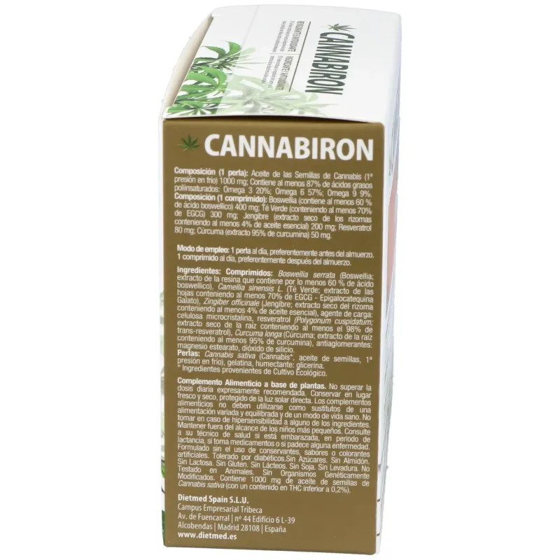 Dietmed cannabiron 30caps + 30comp | Farmacia Barata Dietmed cannabiron 30caps + 30comp | Farmacia Barata