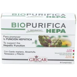 Gricar biopurifica hepa 30comp | Farmacia Barata