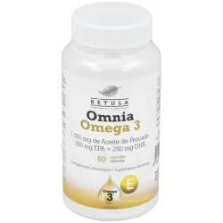 Betula Omnia Omega 3, 60 cápsulas