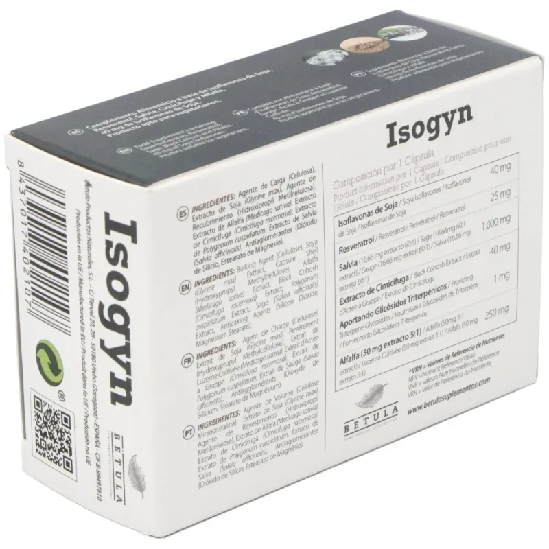 Betula isogyn 45caps | Farmacia Barata