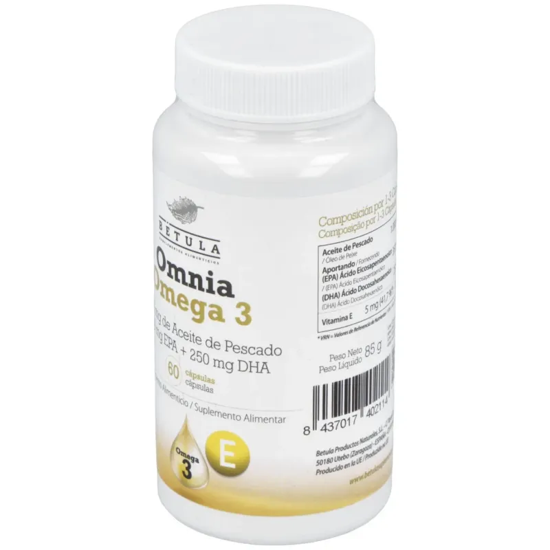 Betula omnia omega 3 60caps | Farmacia Barata Betula omnia omega 3 60caps | Farmacia Barata