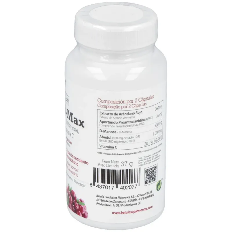 Betula cran-d-max 60caps | Farmacia Barata Betula cran-d-max 60caps | Farmacia Barata