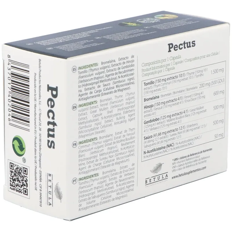Pectus 30cap. | Farmacia Barata