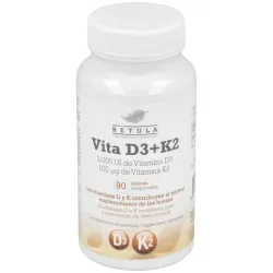Betula Vita D3 + K2, 90 comprimidos