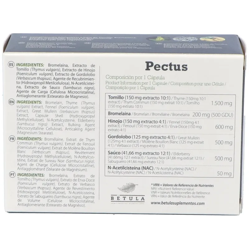 Pectus 30cap. | Farmacia Barata