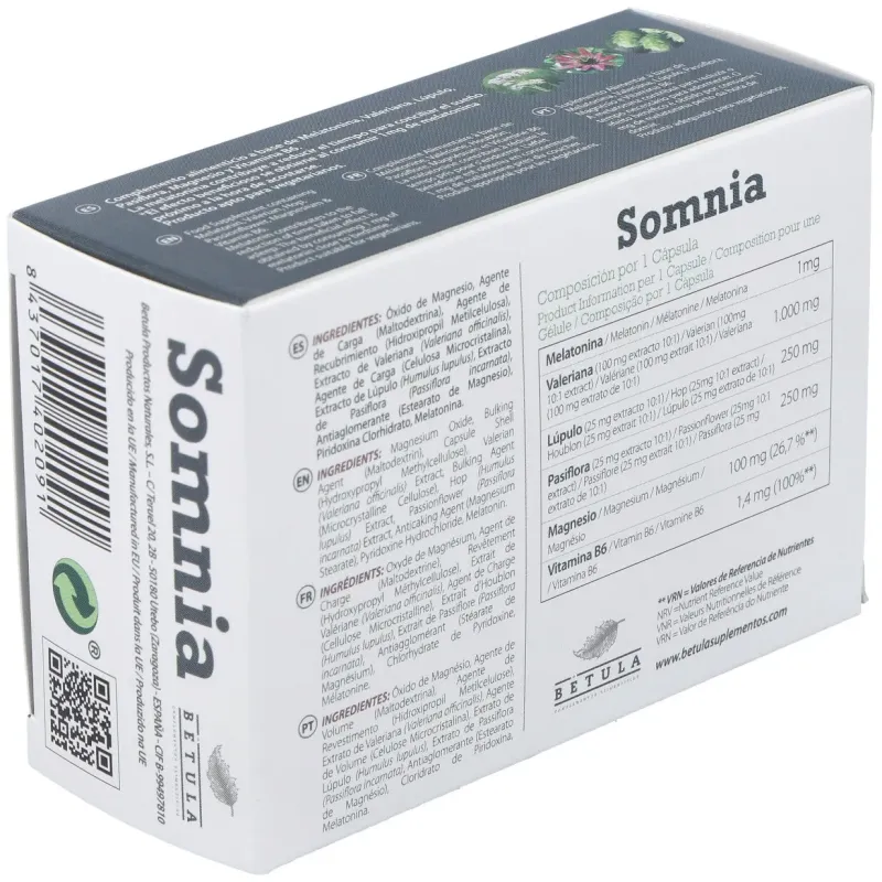 Somnia 30cap. | Farmacia Barata